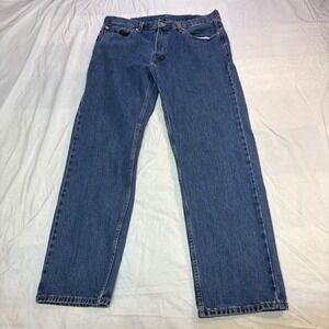 Levi‎ Strauss 505 Jeans Mens 38x32 (31.5) Regular Fit Straight Leg Denim Pants